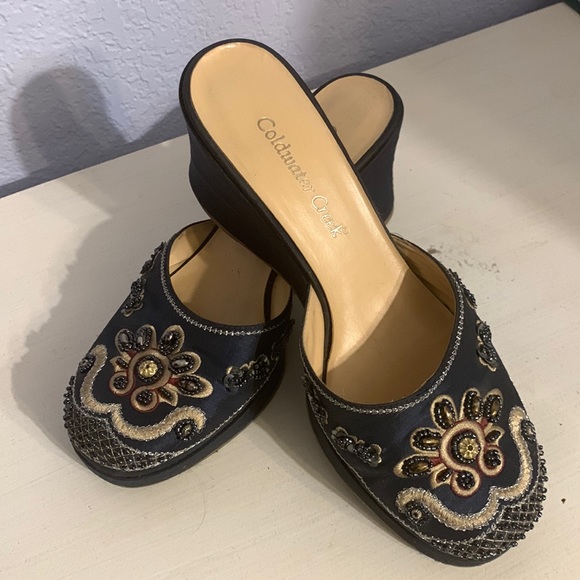 Coldwater Creek Shoes - Embellished Mules
